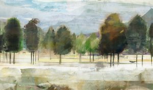 Abstract Forest Landscape by Edward Selkirk