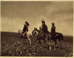 A successful raid for horses by Edward Sheriff Curtis