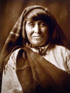 An Acoma woman, c. 1904, photo Edward S. Curtis by Edward Sheriff Curtis