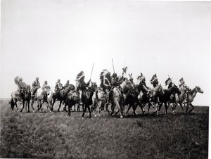 Brule War Party by Edward Sheriff Curtis