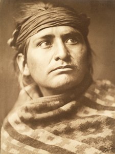 Chief of the Desert, Navaho by Edward Sheriff Curtis