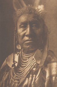 Fish Shows - Apsaroke, 1908 by Edward Sheriff Curtis