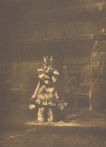 Masked Dancer - Cowichan, 1912 by Edward Sheriff Curtis