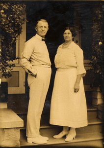 Mom and Dad Curtis by Edward Sheriff Curtis