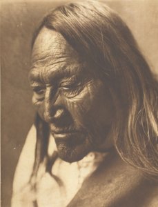 Two Strike, 1907 by Edward Sheriff Curtis