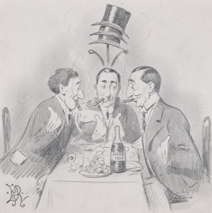 A Celebrated Luncheon a Trois (The Three Isaacs)