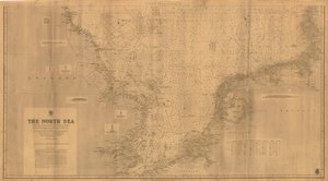 The North Sea [Southern Sheet] from the latest British and foreign surveys by Edward Weller