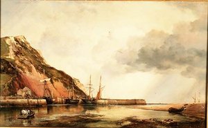 Axmouth Harbour, Devon-Low Water