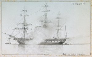 Immortality, Gibraltar, 4 April 1861 by Edward William Cooke