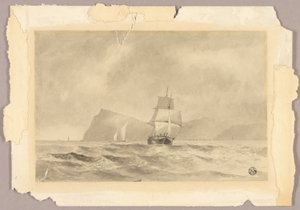 Off Whitby by Edward William Cooke