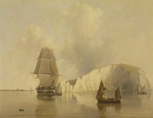 Off the Needles, Isle of Wight by Edward William Cooke