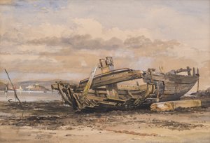 Wreck in Plymouth Sound by Edward William Cooke
