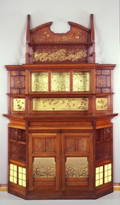 Harmony in Yellow and Gold: The Butterfly Cabinet