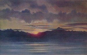 An April Sunset from Hut Point, Looking West