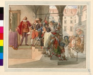 A Deputation of the Austrian Protestant Stands in Front of Emperor Ferdinand II. 1619 (Sturm Petition)