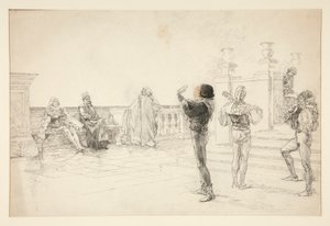 Balthazar Sings by Edwin Austin Abbey