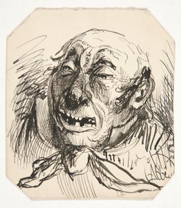 Caricature of a Balding Man by Edwin Austin Abbey