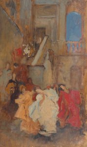 Compositional Study, possibly for A Measure by Edwin Austin Abbey