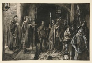 Dogberry and His Companions with a Watch - Act III, Scene III, Much Ado About Nothing by Edwin Austin Abbey