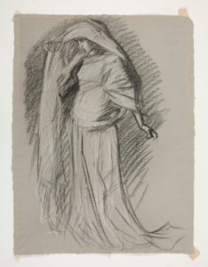 Figure Study for Castle of the Maidens, from The Quest of the Holy Grail