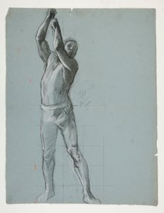 Figure Study for The Spirit of Vulcan, Genius of the Workers in Iron and Steel, Capitol Rotunda, Harrisburg, Pennsylvania