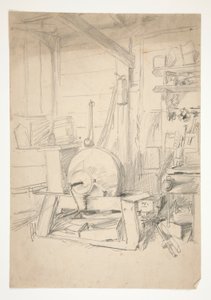 Interior Study by Edwin Austin Abbey