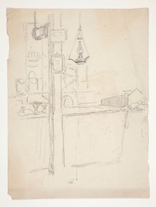 Interior Study by Edwin Austin Abbey