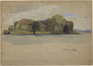 Island of Staffa by Edwin Austin Abbey
