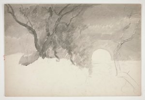 Landscape by a riverbank