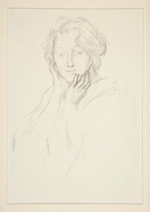 Portrait of Mrs. Abbey by Edwin Austin Abbey