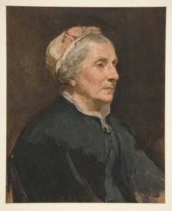 Portrait of an Older Woman (Unidentified Sitter) by Edwin Austin Abbey