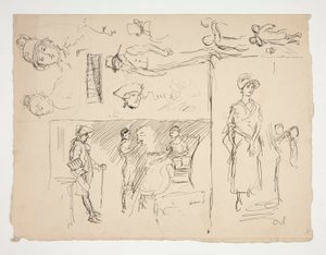 Sheet of Figure Studies