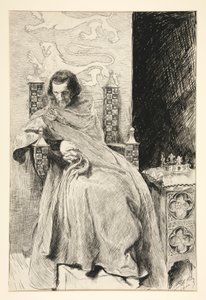 Sketch for King John, from King John by Edwin Austin Abbey