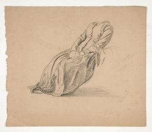 Sketch of a Woman by Edwin Austin Abbey