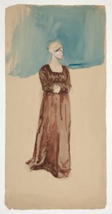 Sketch of a woman - unidentified