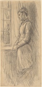 Solitude: Miss Vesta Rollinstall by Edwin Austin Abbey
