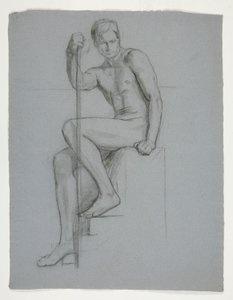 Study for The Spirit of Vulcan, Genius of the Workers in Iron and Steel, Capitol Rotunda, Harrisburg, Pennsylvania