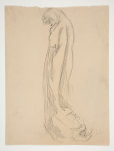 Study for Figure of 10 PM by Edwin Austin Abbey