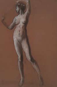 Study for Figure of 3 PM by Edwin Austin Abbey