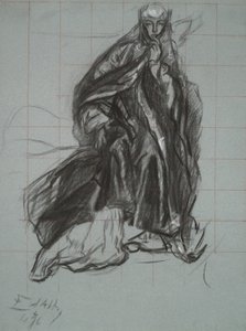Study for the Queen, from The Play Scene, Hamlet, Act 3, Scene 2