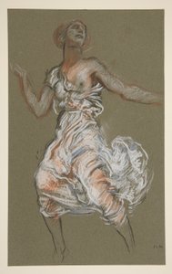 Study for the Figure of 12 Noon by Edwin Austin Abbey