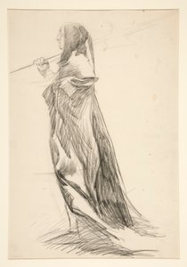 Study of Halberdier, from King Richard III by Edwin Austin Abbey