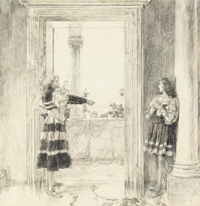 The Duke Expels Valentine, from Act III, Scene I, Two Gentlemen of Verona