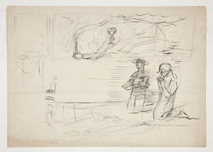 Two Figures Praying: Study