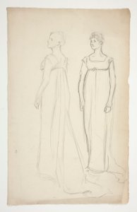 Two Studies of a Woman in Greco-Roman Dress
