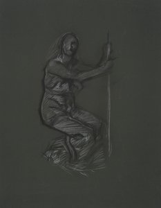 Unidentified Figure Study for the Mural Project at the Pennsylvania State Capitol Building, Harrisburg, 1902-1911