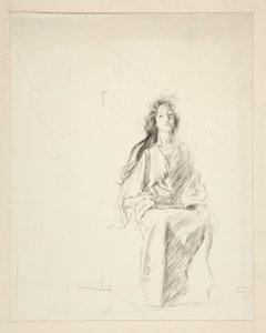 Woman Seated, Sketch for an Unidentified Shakespeare Play