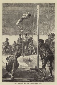 Pole Leaping at the Agricultural Hall by Edwin Buckman