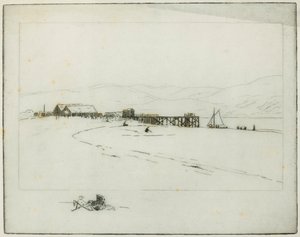 The Pier by Edwin Butler Bayliss