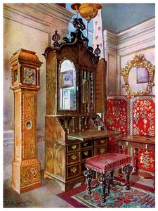 A group of early 18th century furniture